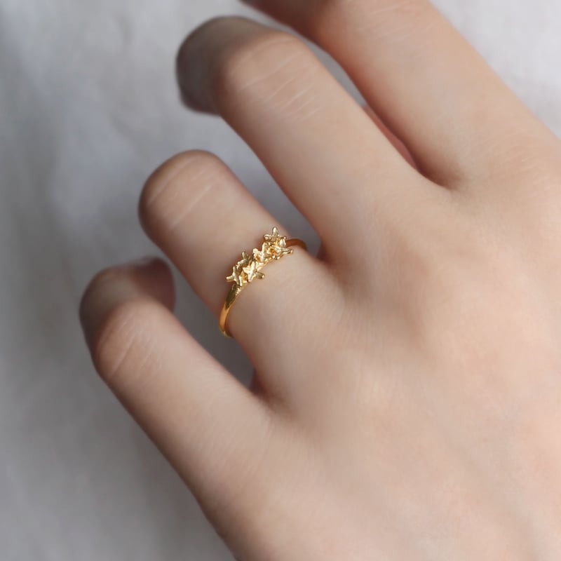 金木犀のリング / fragrant olive ring | atelier mozu