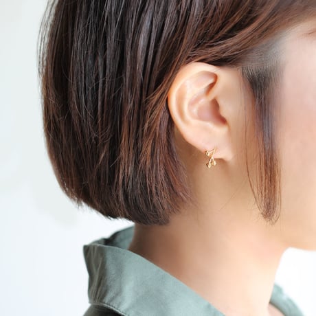 ミモザのピアス / Mimosa earrings