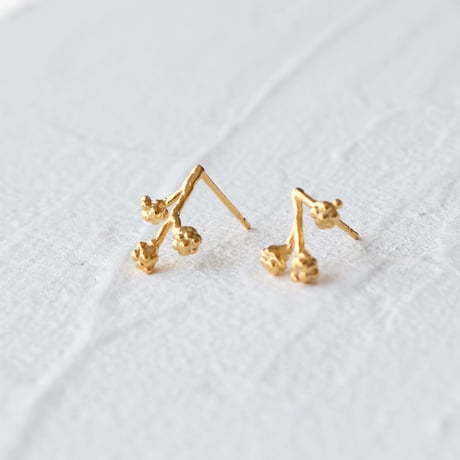 ミモザのピアス / Mimosa earrings