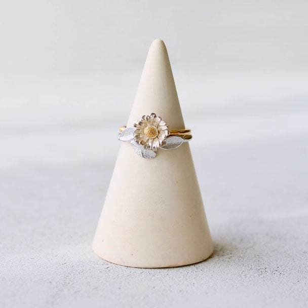 リーフリング 小さなリーフのリング / Small leaf ring | atelier mozu