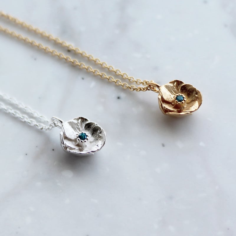 アネモネのネックレス / Anemone necklace | atelier mozu
