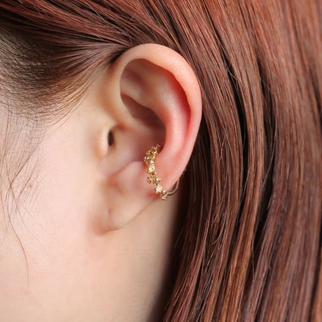 ミモザのイヤーカフ・L size / Mimosa ear cuff - L size -