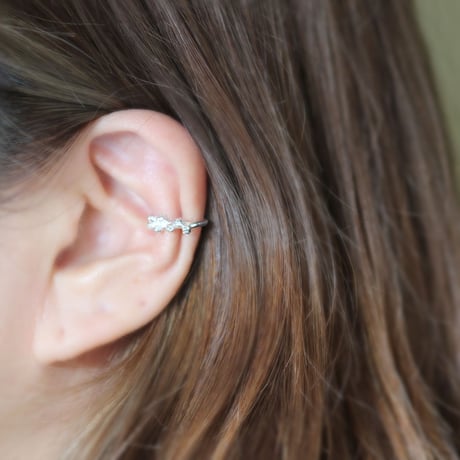 ミモザのイヤーカフ・S size / Mimosa ear cuff - S size -