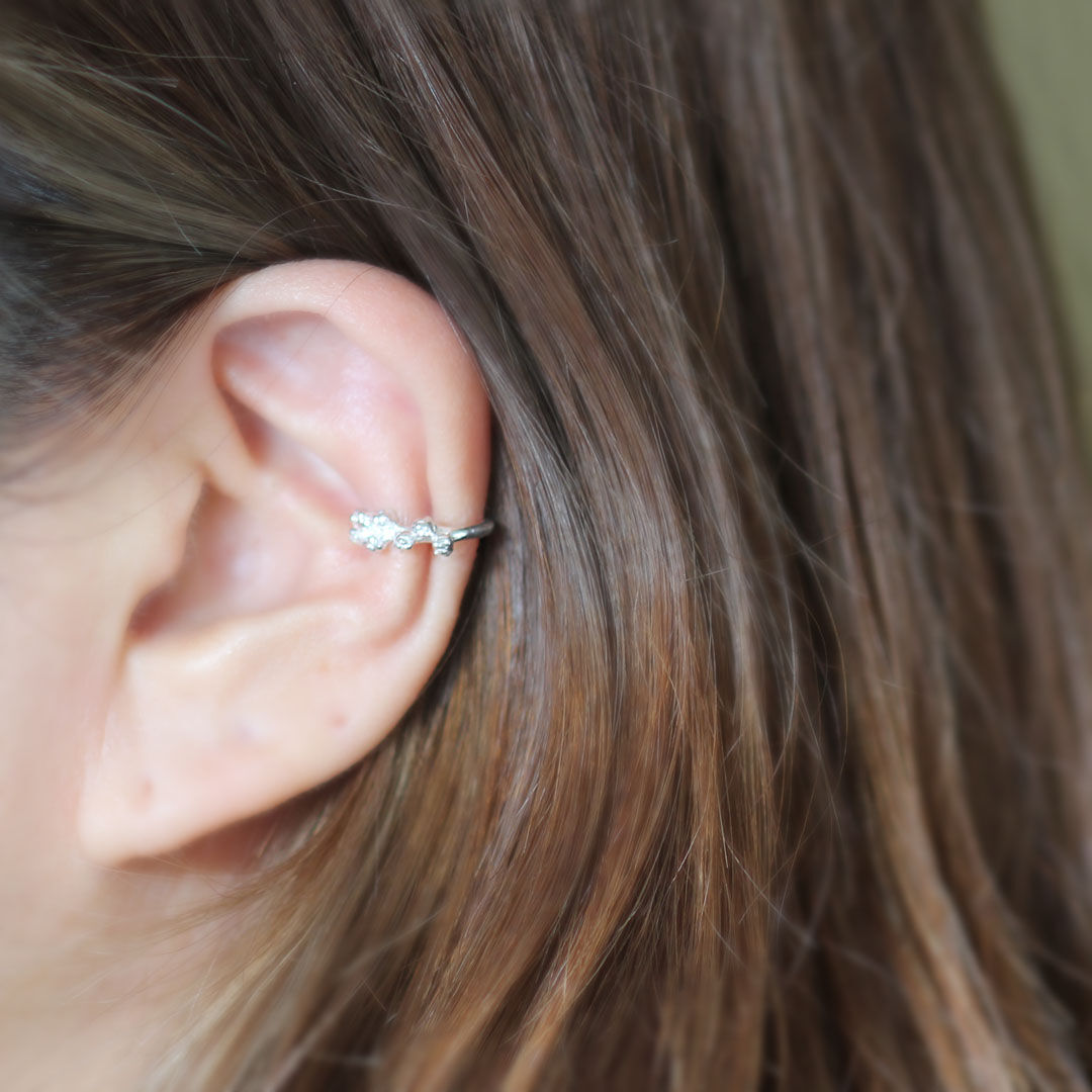 ミモザのイヤーカフ・S size / Mimosa ear cuff - S size - | ミモザのイヤーカフ・S size / Mimosa ear cuff - S size - |