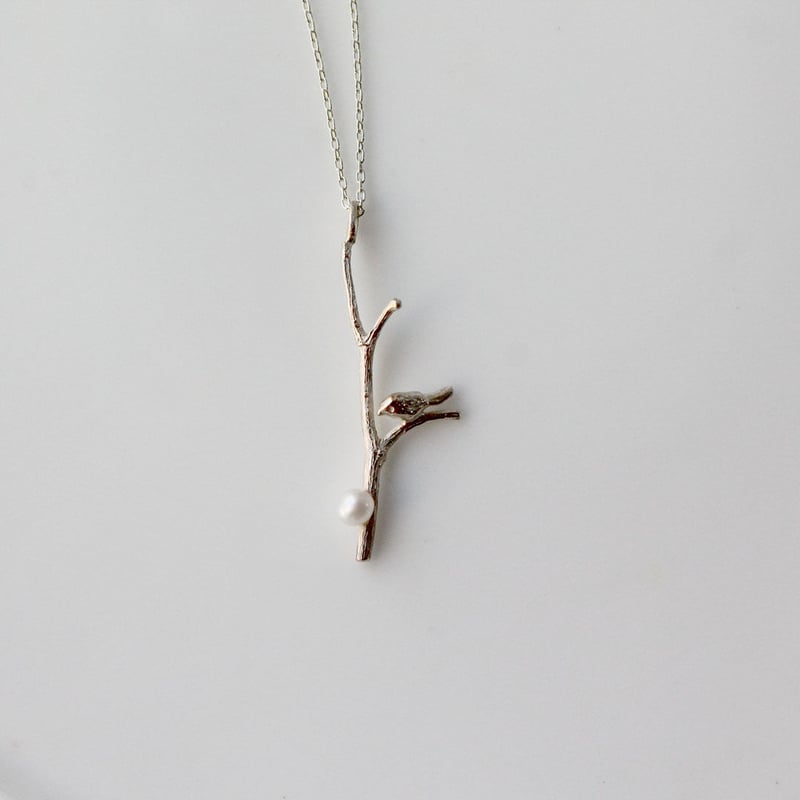 K10 小鳥のネックレス | atelier mozu