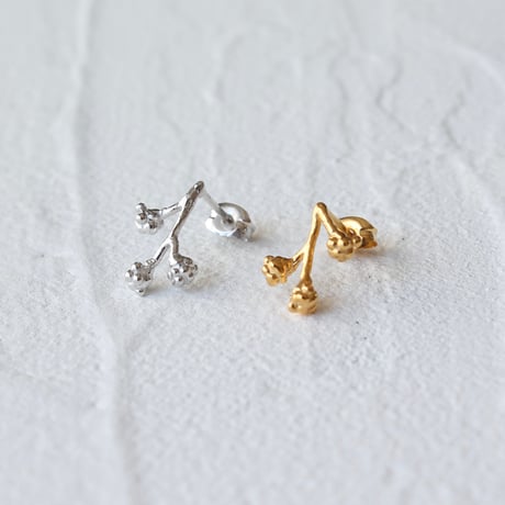 ミモザのピアス / Mimosa earrings