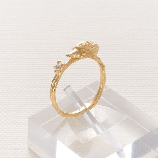 ハリネズミのリング | atelier mozu