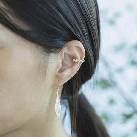 ミモザのイヤーカフ・S size / Mimosa ear cuff - S size -