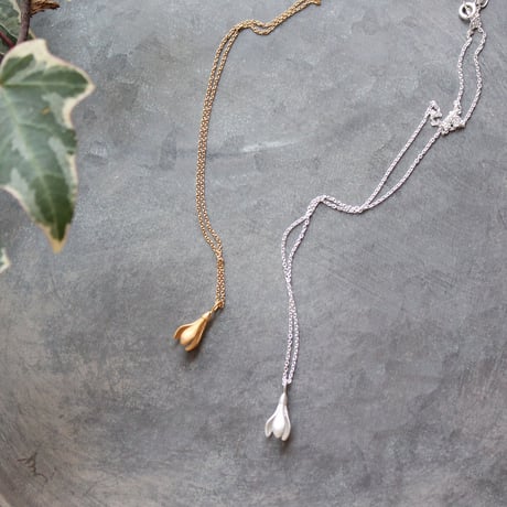 スノードロップのネックレス / Snowdrop necklace