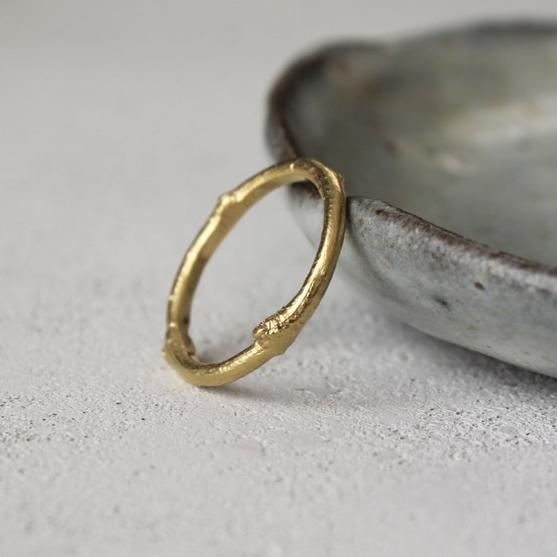K18 枝のリング / K18 gold Branch Ring | atelier mozu K18 枝のリング / K18 gold Branch Ring | atelier mozu