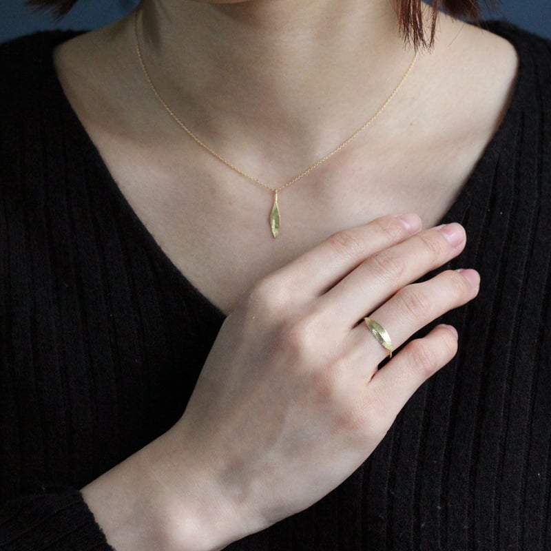 手作りリング　アートなオリーブの木 手作りリング アートなオリーブの木