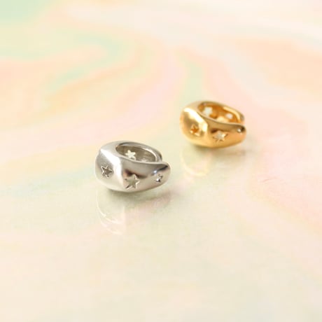 星空のイヤーカフ / Starry night sky ear cuff