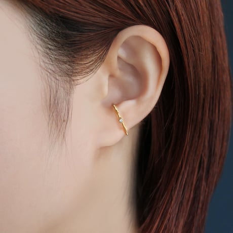 Branche stone ear cuff