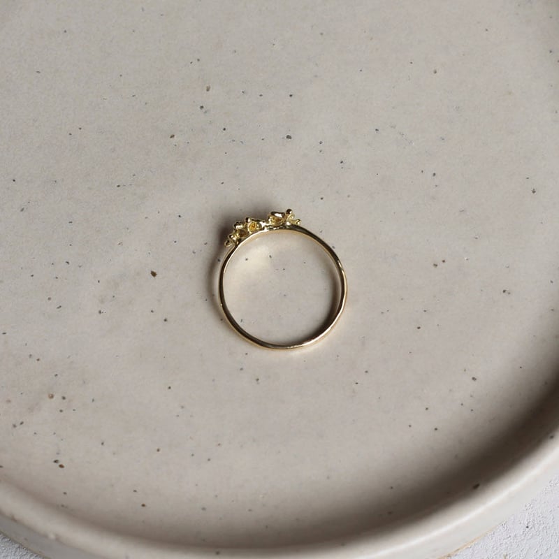 K18 金木犀のリング | atelier mozu