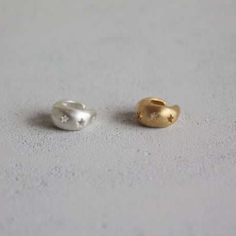 星空のイヤーカフ / Starry night sky ear cuff