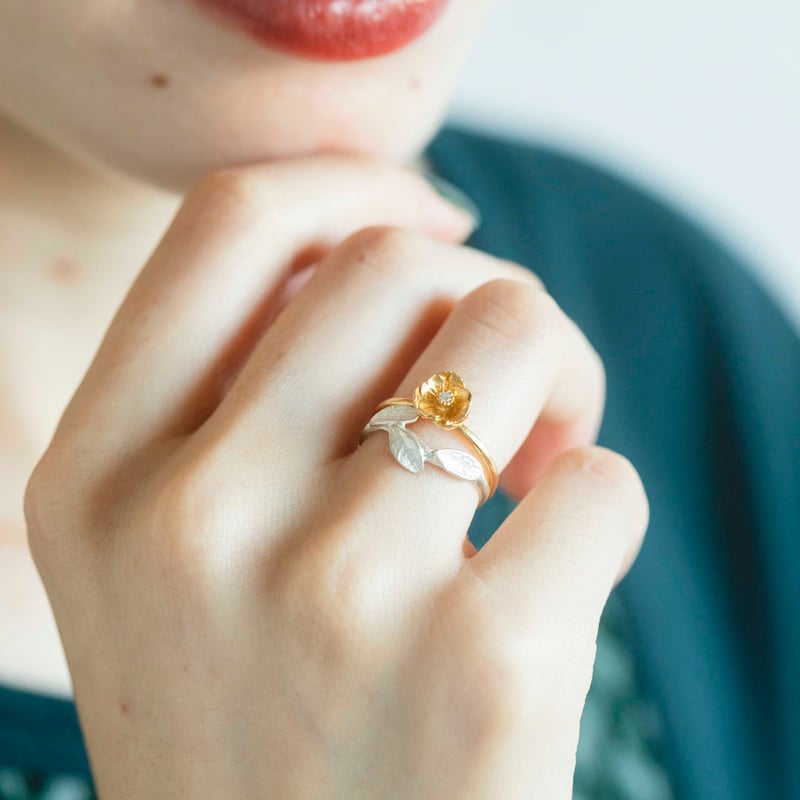 アネモネのリング / Anemone ring | atelier mozu