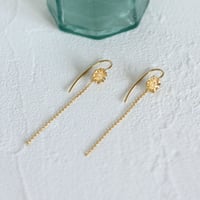 クリサンセマムのピアス　２wayフック