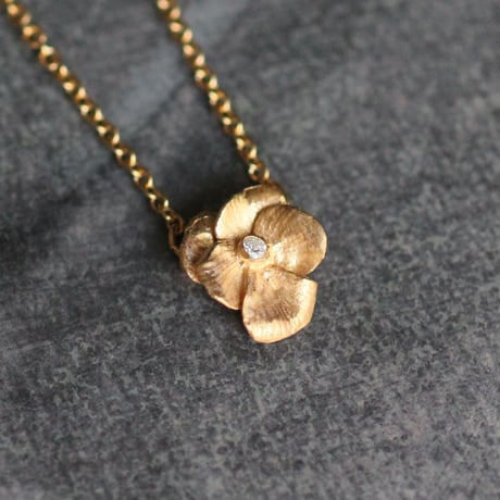 パンジーのネックレス / Pansy necklace
