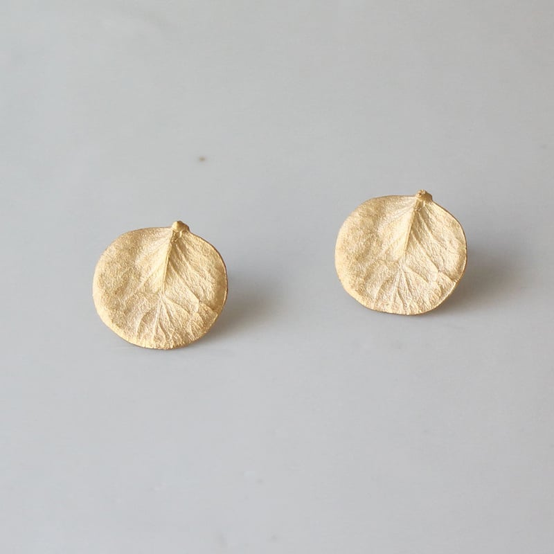 ユーカリのスタッズピアス | atelier mozu