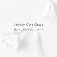 Jewelry Care Guide ｜ ジュエリーのお手入れガイド
