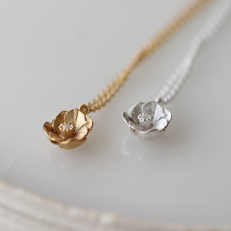アネモネのネックレス / Anemone necklace | atelier mozu