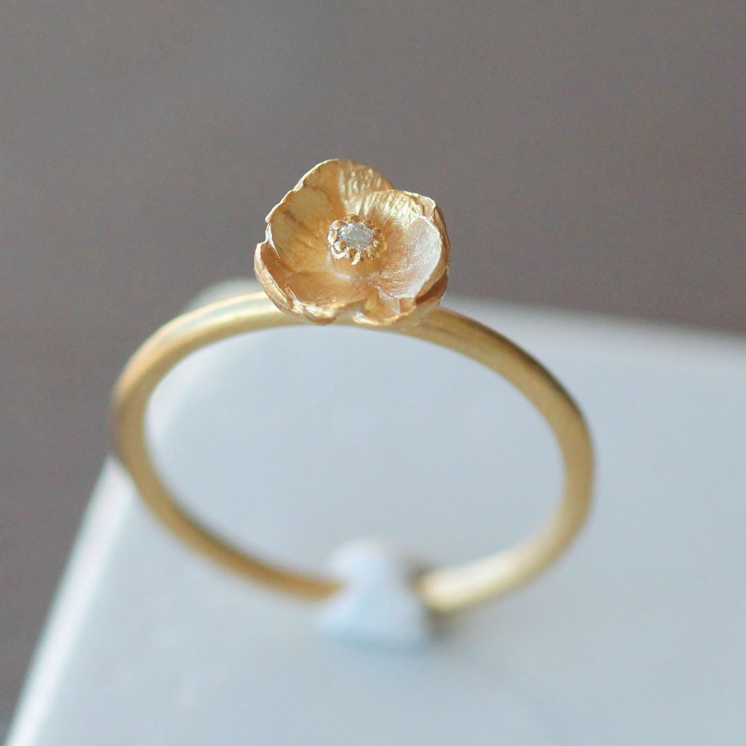 アネモネのリング / Anemone ring | atelier mozu