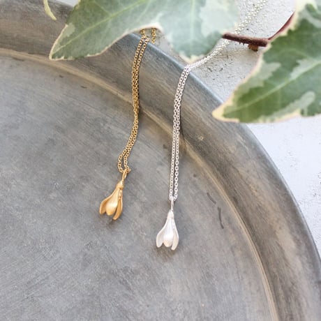 スノードロップのネックレス / Snowdrop necklace