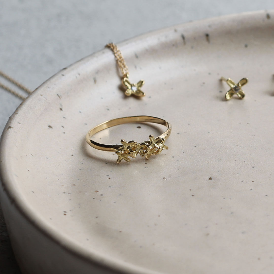 K18 金木犀のリング | atelier mozu K18 金木犀のリング | atelier mozu