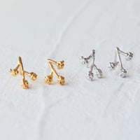 ミモザのピアス / Mimosa earrings
