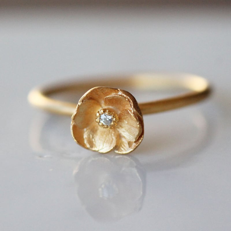 アネモネのリング / Anemone ring | atelier mozu
