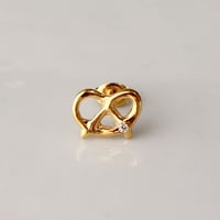 プレッツェルのピアス single / Pretzel single earring