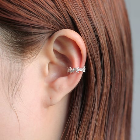 金木犀のイヤーカフ・S size / Osmanthus flowers ear cuff - S size -