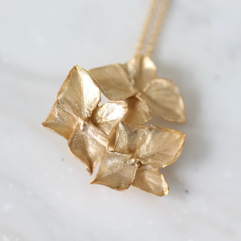 紫陽花のネックレス / Hydrangea necklace | atelier mozu