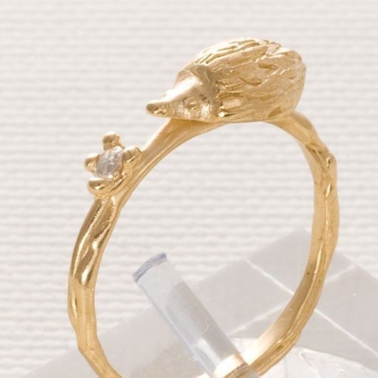 ハリネズミのリング | atelier mozu