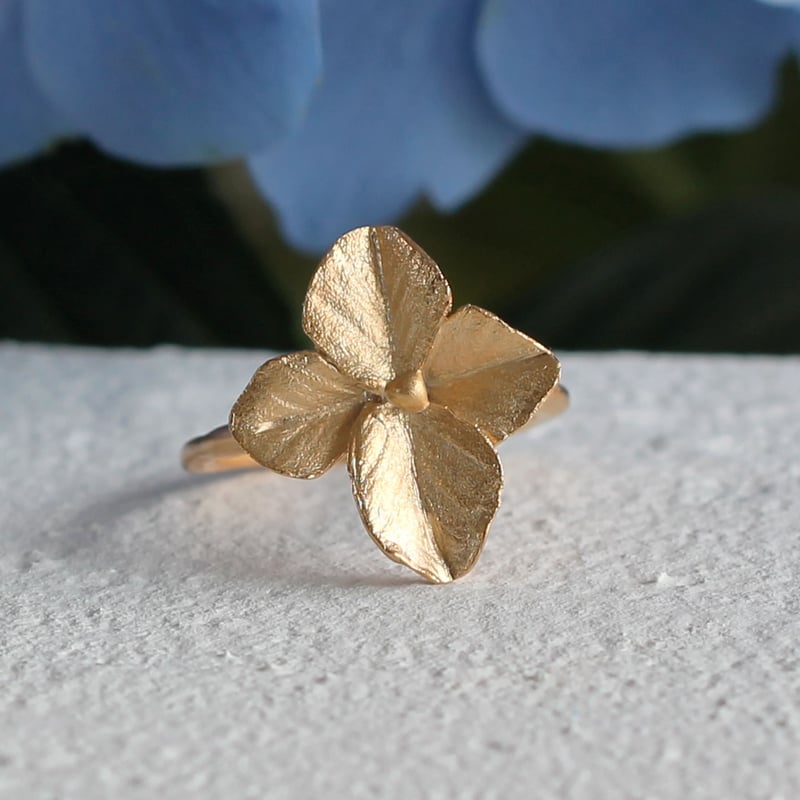 紫陽花のリング | atelier mozu 紫陽花のリング | atelier mozu