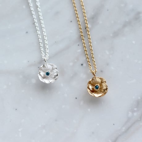 アネモネのネックレス / Anemone necklace
