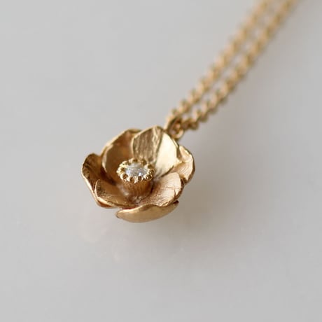 アネモネのネックレス / Anemone necklace