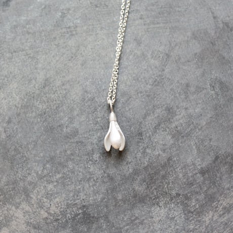 スノードロップのネックレス / Snowdrop necklace