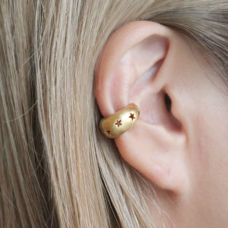 星空のイヤーカフ / Starry night sky ear cuff