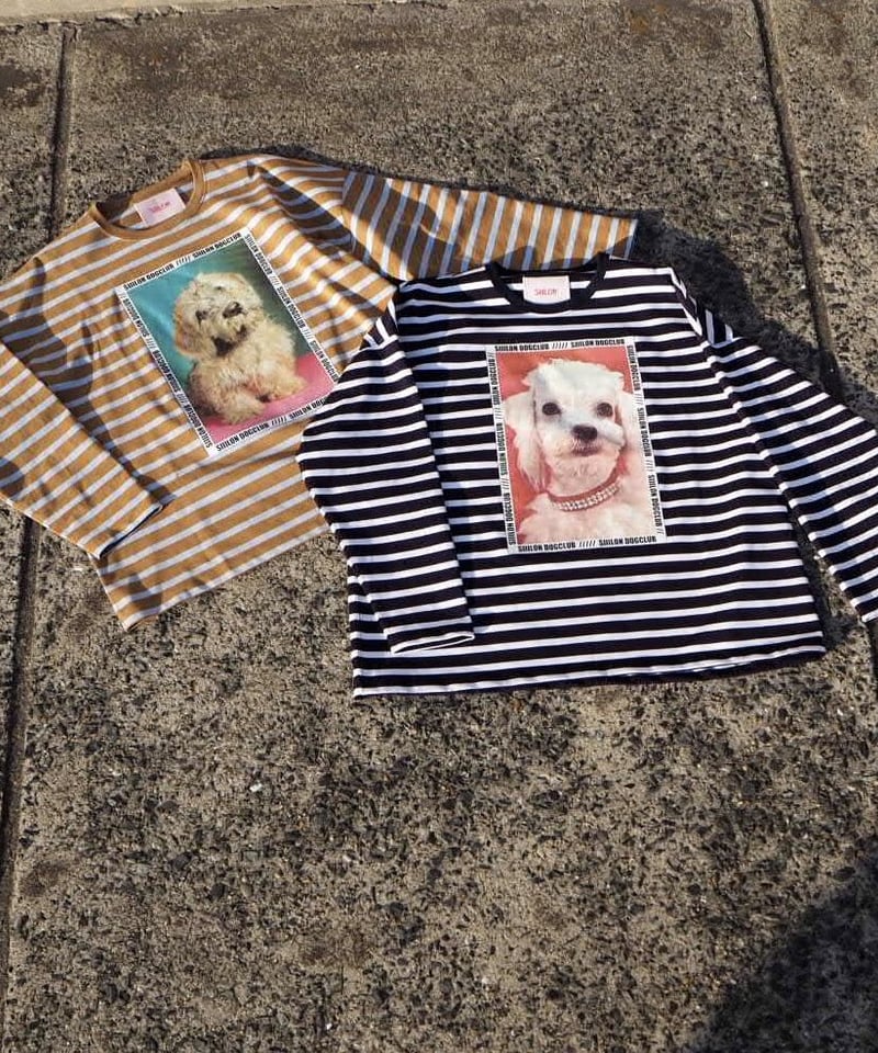 siiilon/犬/dog/長袖/トップス siiilon 犬 dog 長袖トップス