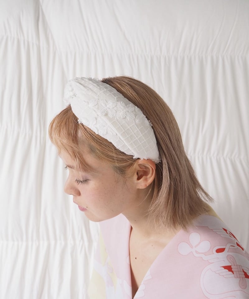 MINJUKIM knot headband | melange