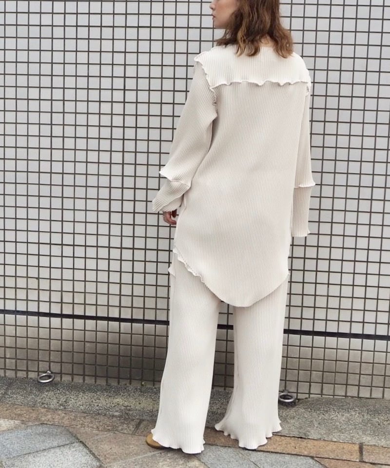 kotohayokozawa pleats mini dress | melange