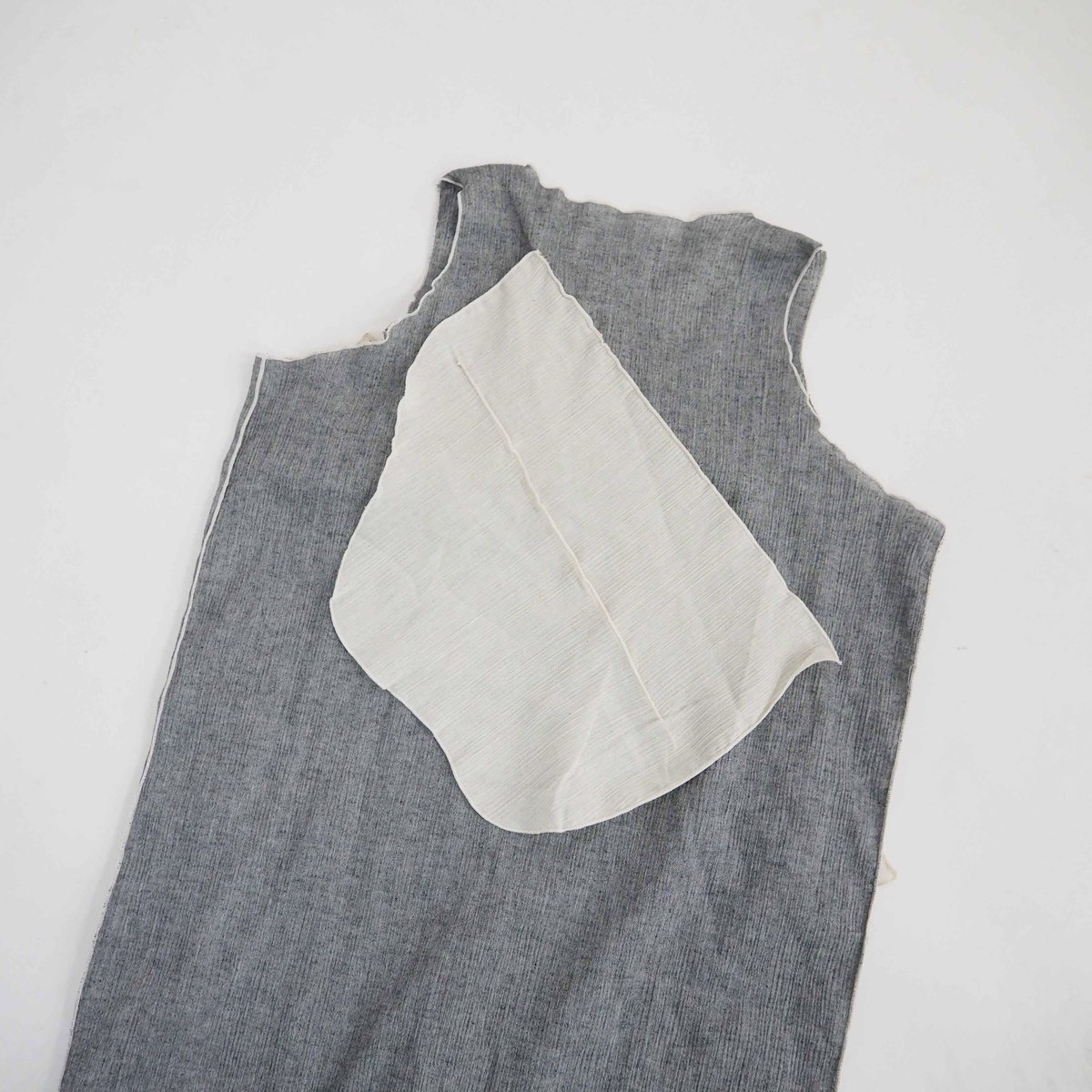 kotohayokozawa todo - crepe tunic - | melange