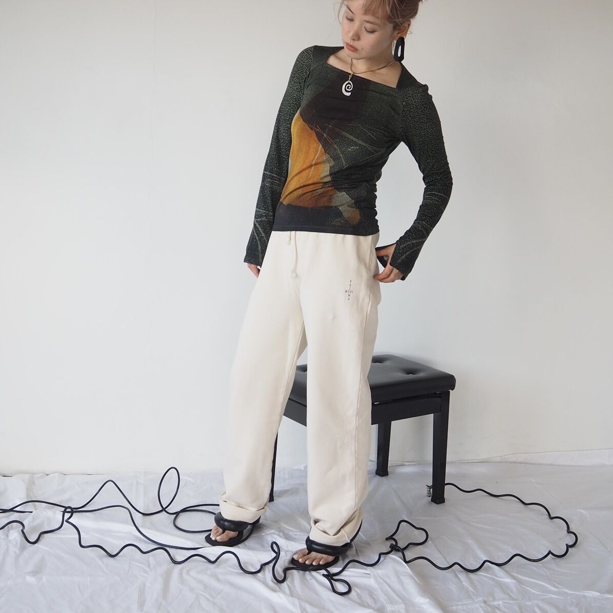 paloma wool - MILAN - square neck tops | melange paloma wool - MILAN - square neck tops | melange