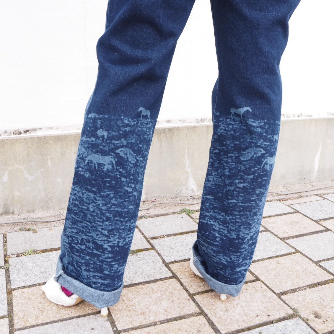 Paloma wool Vida プリント　デニム　パンツ Paloma wool Vida プリントデニムパンツ