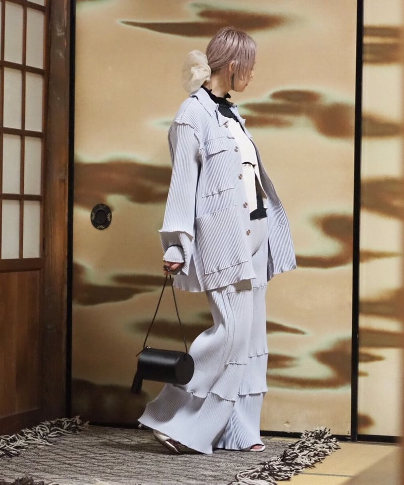 kotohayokozawa pleats jacket | melange 