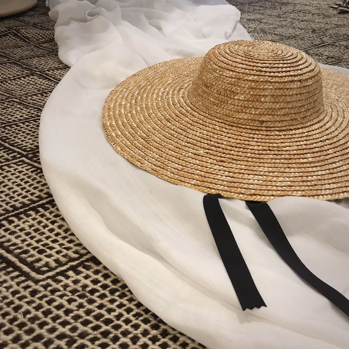 SIIILON Memory Straw Hat | melange