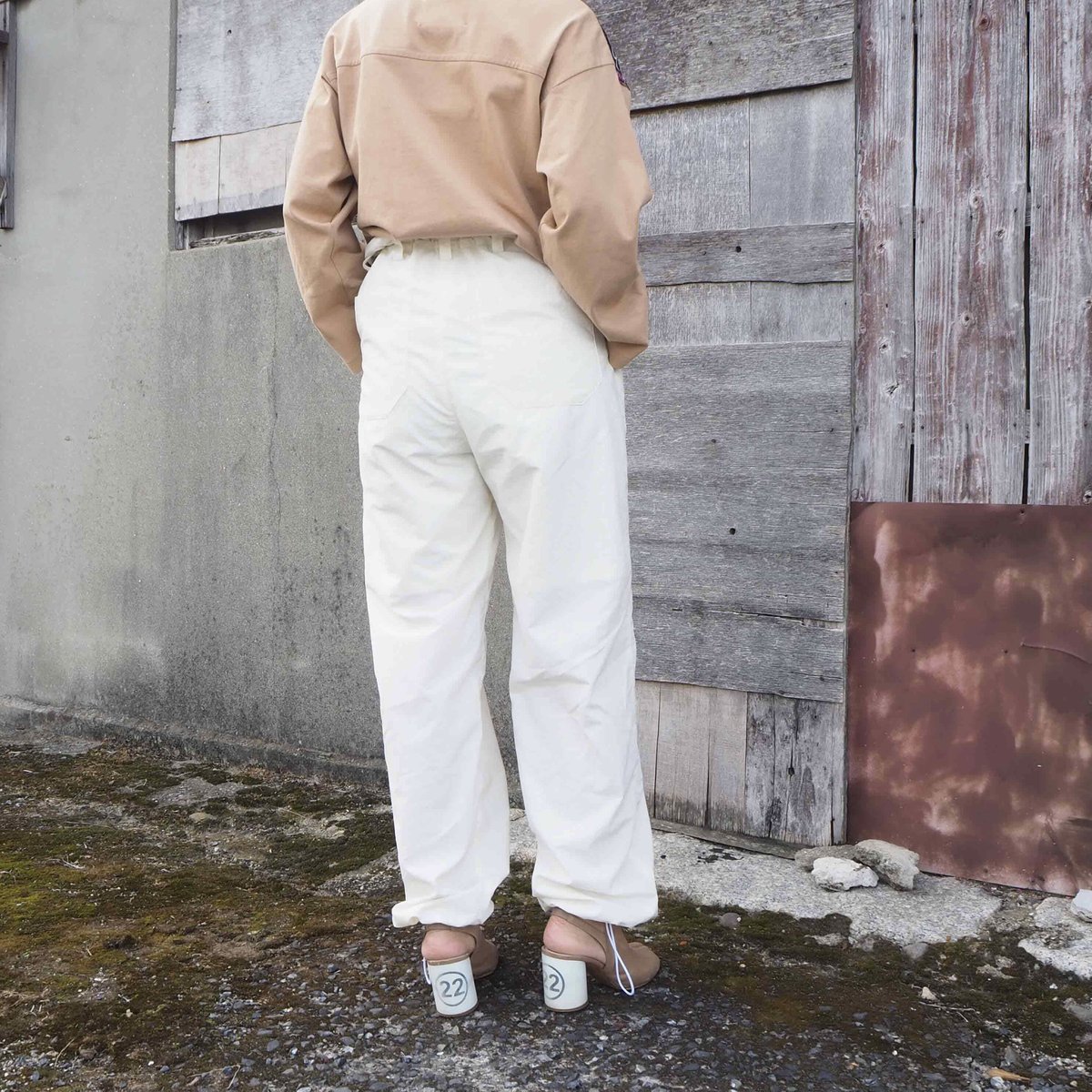 SIIILON - Soldier easy pants - | melange 