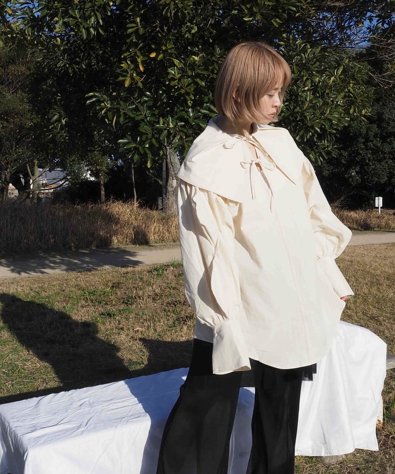 DECO depuis 1985 -cloud sleeve shirt- | melange DECO depuis 1985 -cloud sleeve shirt- | melange