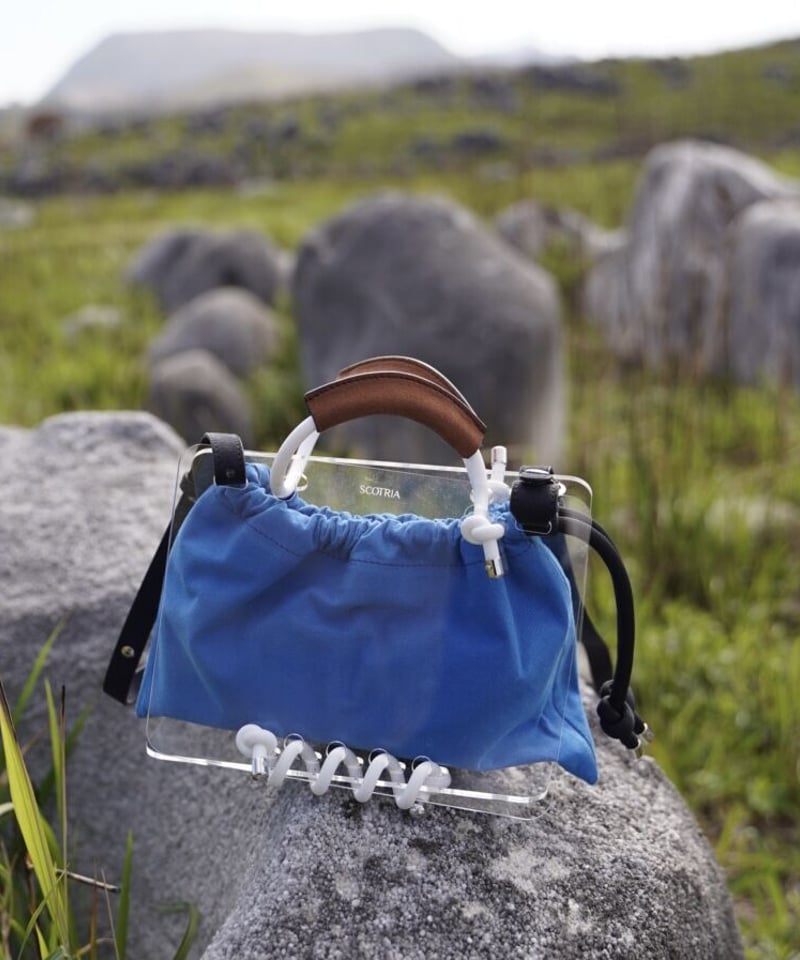 SCOTRIA - PANORAMA BAG - blue × white | melange 